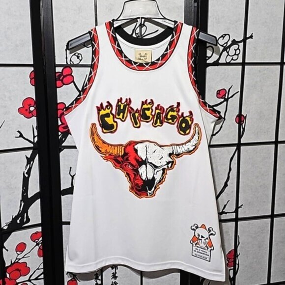Chicago Bulls Jordan Graphic Jersey Size Small New